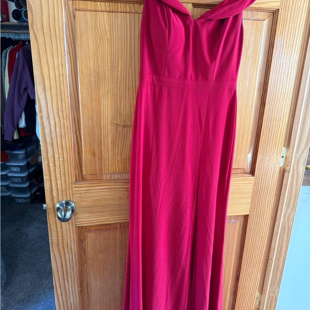 Elegant Red Evening Gown